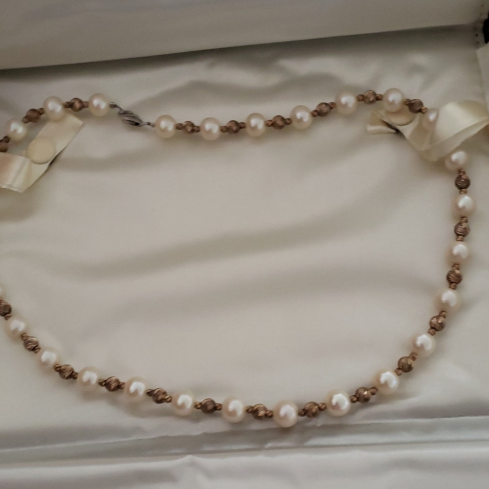 Pearl necklace from kay jewlers.